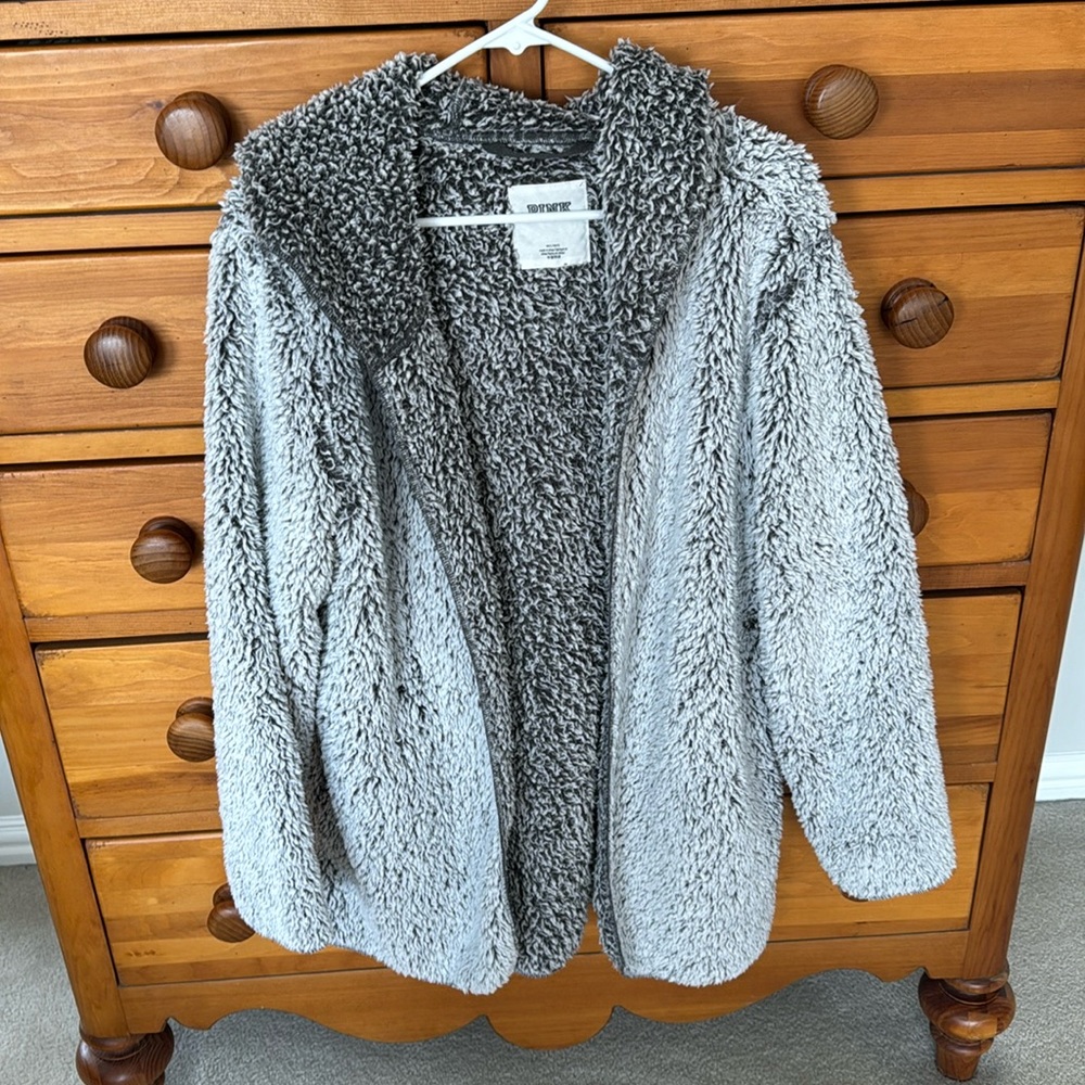 Pink fleece jacket